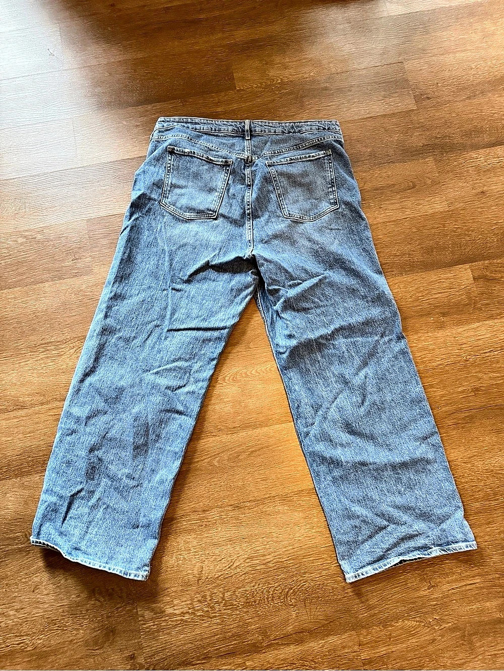 OLD NAVY Blue Straight-Leg Jeans